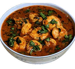 PRAWN MADRAS (bardzo ostry)